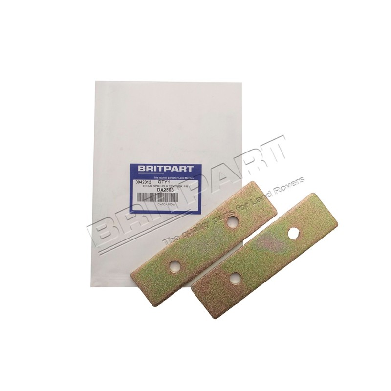 Plaques de Fixation Arrière des Ressort