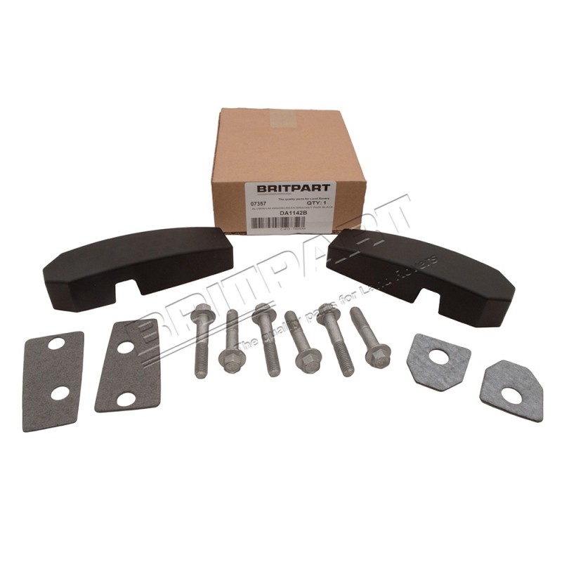 Kit Charnières en ALU NOIR du Pare Brise