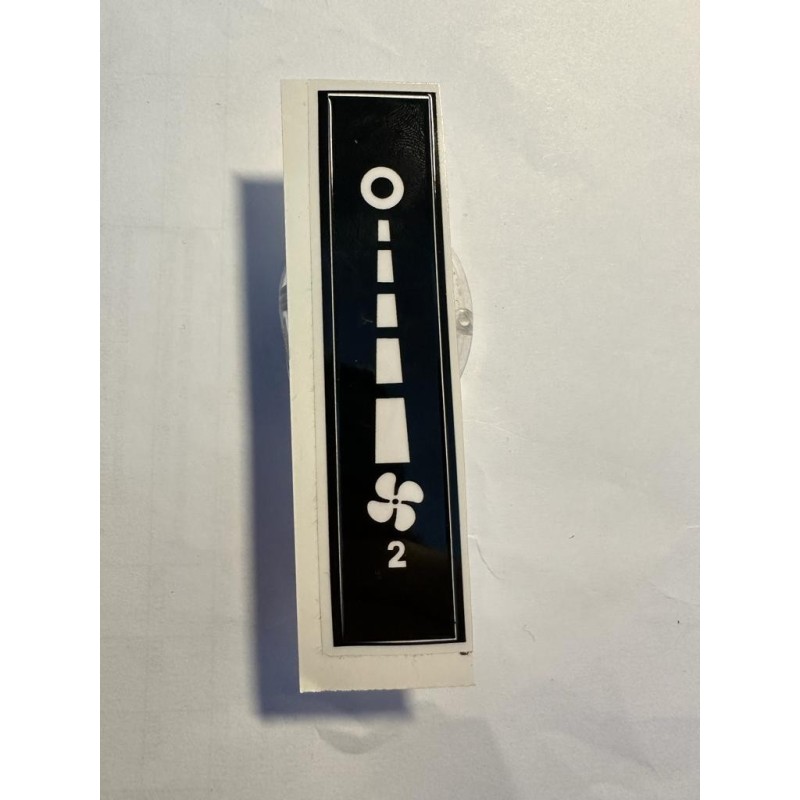  Étiquette temperature du Chauffage td5 td4 sticker seul 