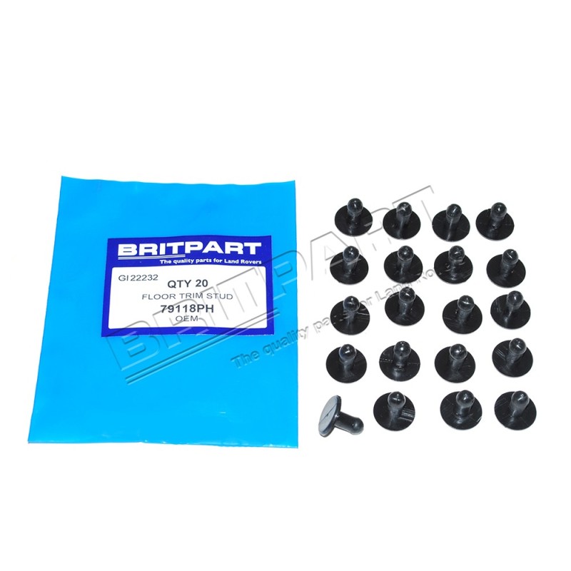 Clips des Garnitures de Porte Monté de 1984 à 1988