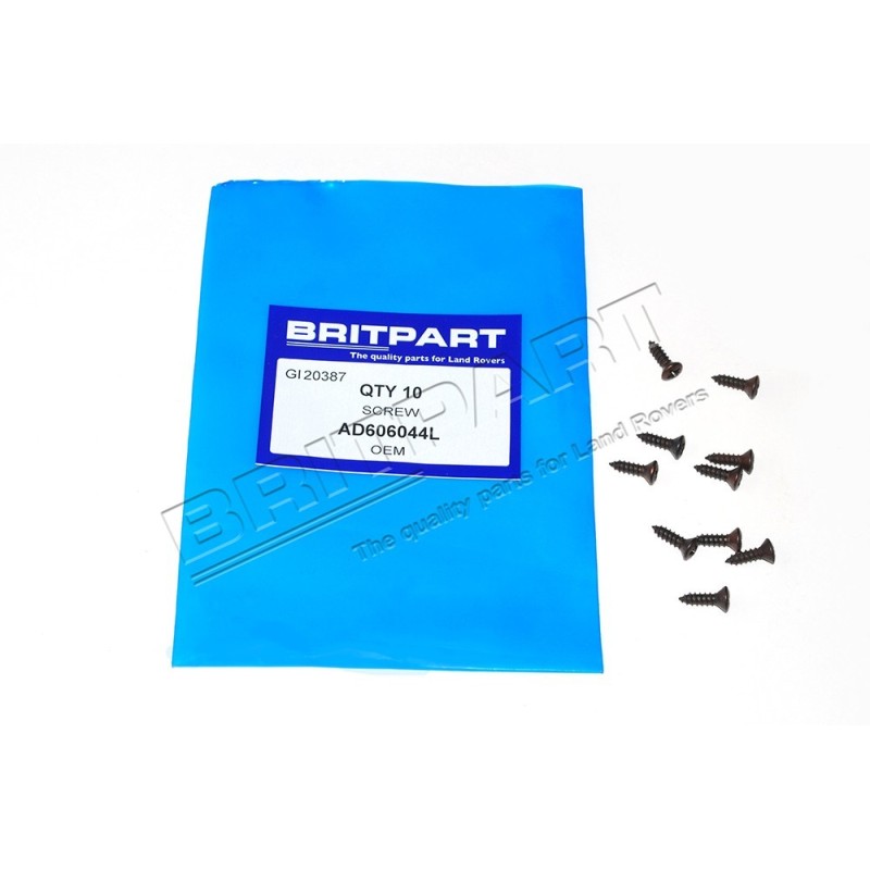 Vis PARKER 6 x 1/2 de la Planche de Bord