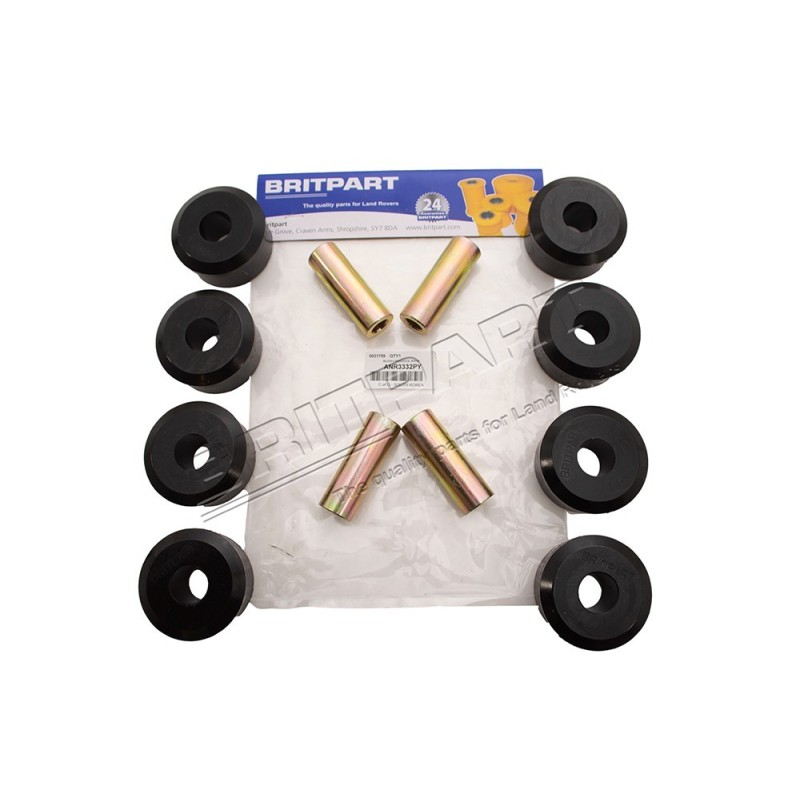 Silent Bloc BRITPART en Polyuréthane NOIR des Radius Avant coté Pont 