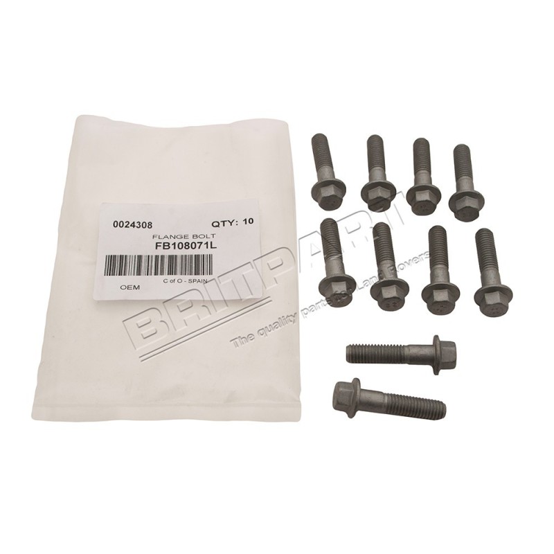 Vis M8 x 35 Tête à Bride