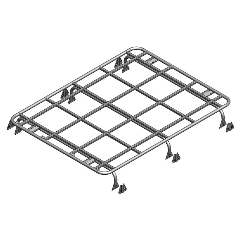 Galerie Plate SAFETY DEVICES Monté sur Gouttière pour 90/110 HARD-TOP & SW * SUR COMMANDE ± 10 JOURS *