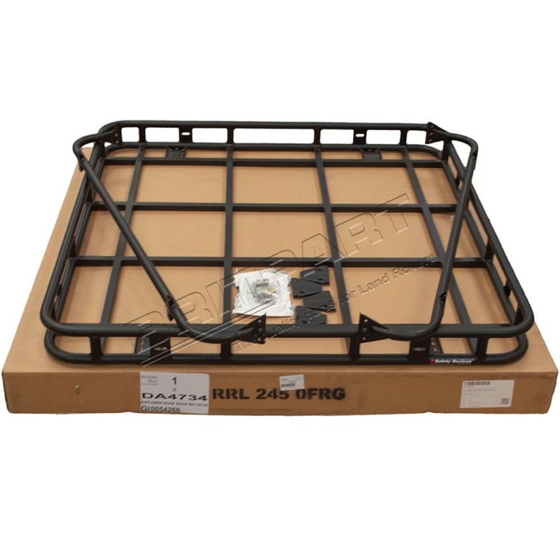 Galerie SAFETY DEVICES avec Rail des Bagages Complet Monté sur les Gouttières pour 110/130 PICK-UP * SUR COMMANDE ± 10 JOURS *