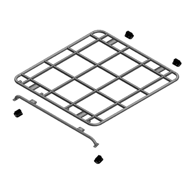 Galerie SAFETY DEVICES Plate Monté sur l'ARCEAU pour 110/130 PICK-UP * SUR COMMANDE ± 10 JOURS *