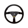 Volant MOMO MOD.78 en DAIM NOIR * SUR COMMANDE ± 10 JOURS *