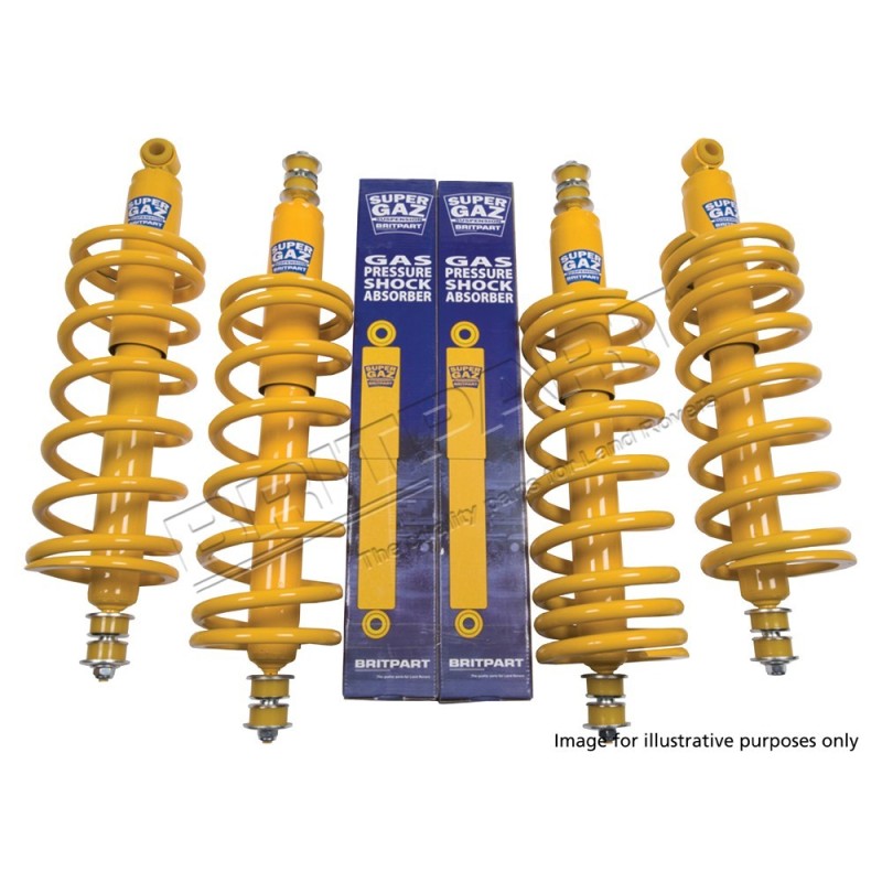 Kit Suspension Standard SUPER GAZ pour : DEFENDER 110 * SUR COMMANDE ? 10 JOURS *