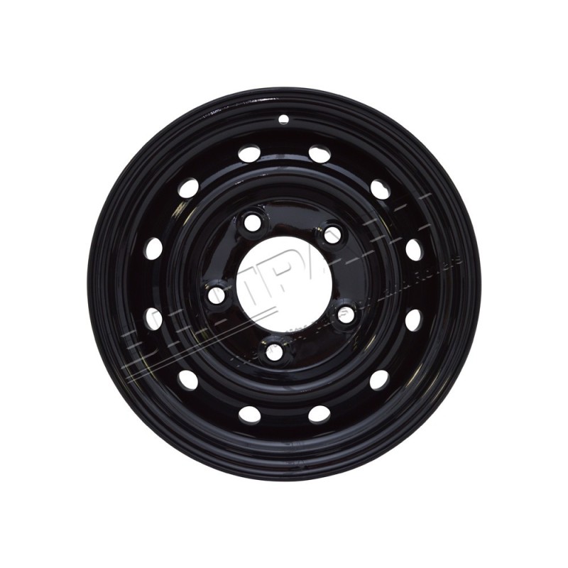 Jante t?le 6.5 x 16 Type "WOLF" NOIR Brillant